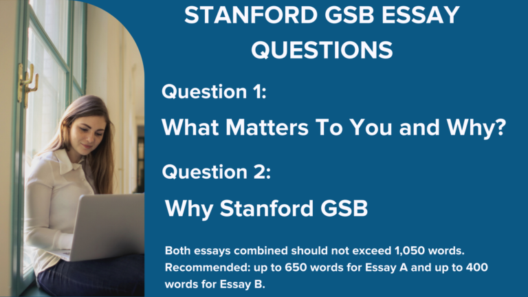 How to Write Stanford GSB Application Essays